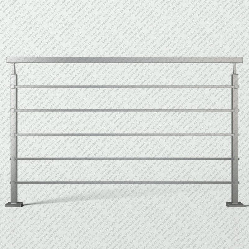 garde-corps inox 5 lisses modele tendance-inox GC5LFICL