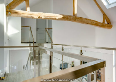 Garde-corps inox mezzanine