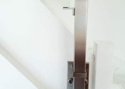 garde-corps inox verre plein