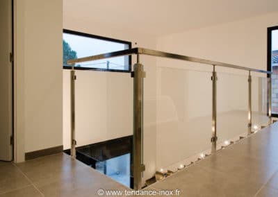 rampe inox carrée sur mesure