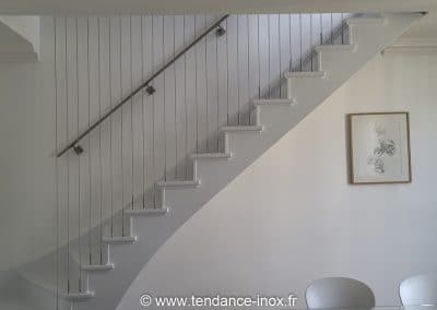 Garde-corps pour escalier et main courante inox